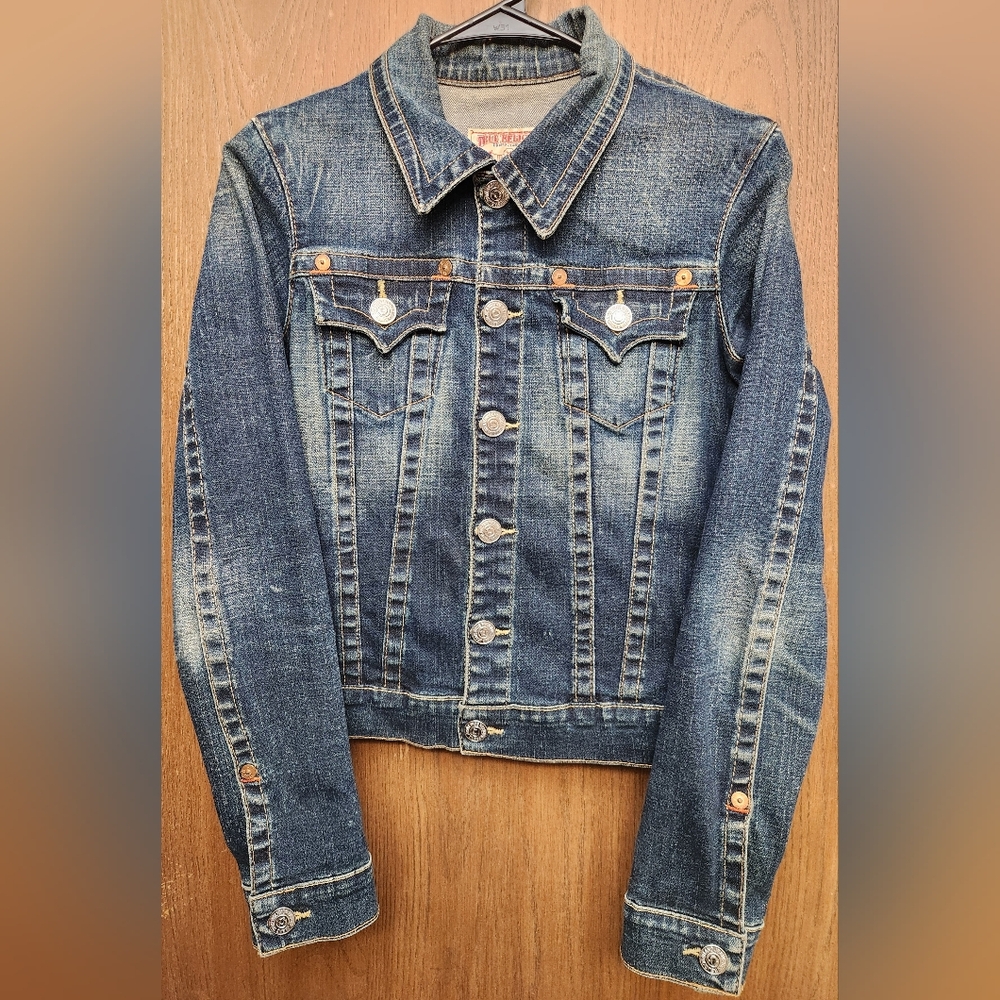 True Religion Blue Jean Jacket